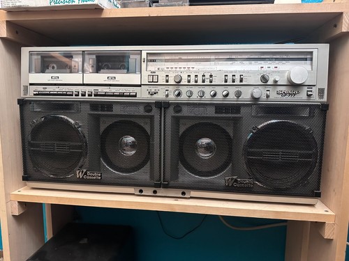 Sharp 777 boombox - sharp, gf-777