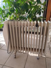 Radiateur À Bain D'Huile 2000W, 13 Éléments - Chauffage Électrique sur roulettes