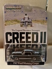 Ford Mustang Coupé 1967 Noir Creed II Greenlight 1/64