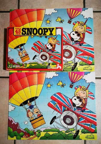 Vintage 1984 puzzle - puzzle, snoopy