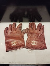 Gants Cuir Chanel Motif