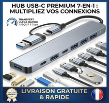 Hub USB 8 en 1 Station