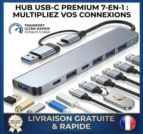 Hub usb 1 station - 8, en