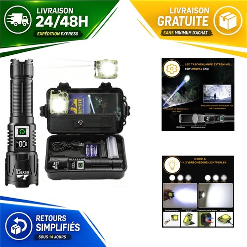 Lampe torche led ultra - lampe,