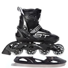 Roller en ligne Profession + patin à glace Enfant Mixte taille ajustable Raven
