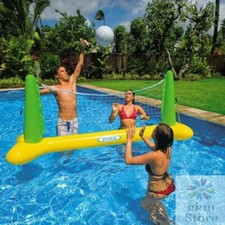 Jeu Volley Flottant Piscine Sport Collectif Détente Loisirs Bien Etre Soleil