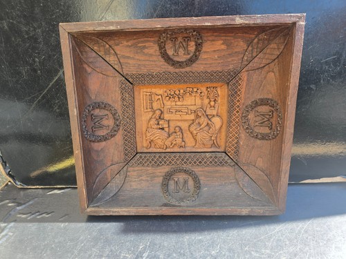Cadre bois sculpté - bois,