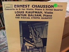 Chausson Concerto in D