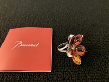 Bague fleur psydélic orangé