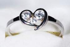 --- Bague en Argent 925/1000ème et Zircons - 337442-54