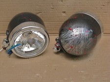 Paire de phare additionnel avant diamètre 10,8 mm pour moto custom 2 fonctions