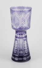 Vase sol bohème verre - vase, en