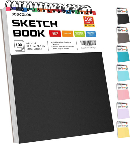 Sketch book 100 - 9", book,
