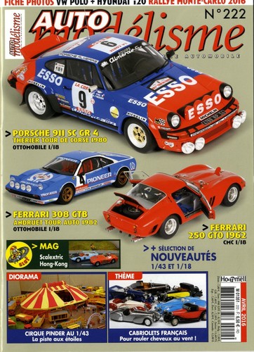 Auto modelisme 222 2016 - auto, 04/2016