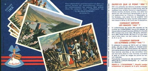 Buvard vintage alsacienne - buvard, l'alsacienne
