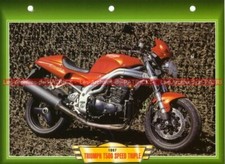 TRIUMPH 900 Speed Triple T509 T-509 1997-1998 Fiche Moto #007806