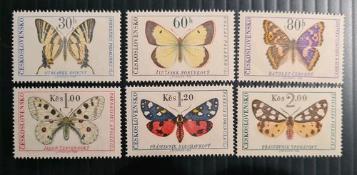 1966 butterflies and moths set - and,