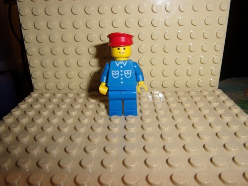 Personnage lego city - personnage, train