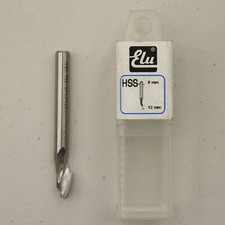 Elu E45087 HSS Hélicoïdal Défonceuse Coupeur - 8mm Tige - D: 12mm I :14mm L:80mm