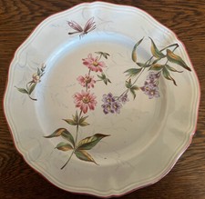 Assiette Lunéville décor
