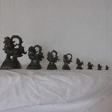 poids à opium rarissime
