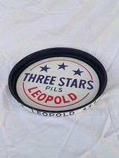 Plaque Émaillée Bière Three