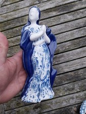 Vierge ancienne faience - faience, xixes