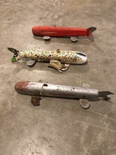 Antique Wooden Metal Painted