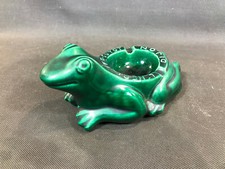 Ancien cendrier publicitaire de bistrot grenouille l'heritier Guyot Dijon 18cm