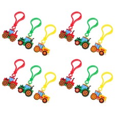  12 Pcs Porte Cle Tracteur Clef Faveur Du Parti De Pâques Prix ​​scolaire