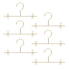  6 Pcs Cintre Pantalon Mini Accessoires De Miniatures Poupée Cintres