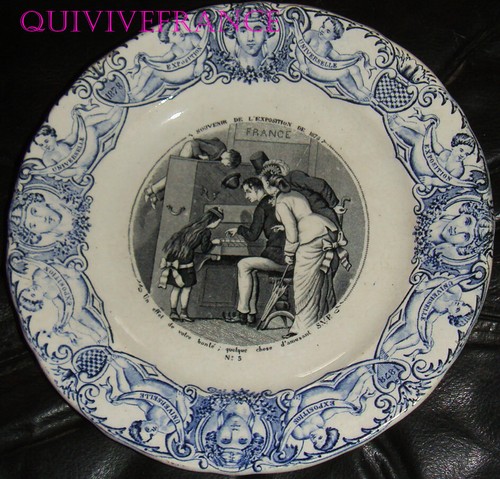 Ass039 assiette souvenir de - ass039,