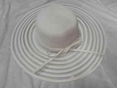 Chapeau blanc élégant - blanc,