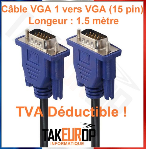 Broches db15 svga - db15, vga