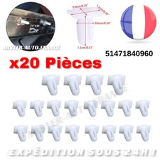 20 Clips Fixation Seuil Porte Garniture BMW E30 E32 E34 E36 E38 E39 E46 Z4 E81..