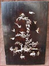 Antique Asian Rosewood Frame Mother of Pearl Southeast Asian1880