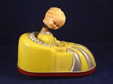 Ancien jouet voiture auto-tamponneuse fête foraine tête ressort Mont-Blanc RCP ?