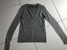 Pull gris / Dos Broderie Dentelle Noire - KOOKAI - Taille 0 - 20% Soie