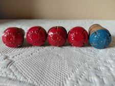 ? Lot de 5 anciens bouchons de champagne avec capsules – vintage