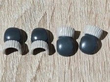 PLAYMOBIL x4 GANTS GRIS SNOW