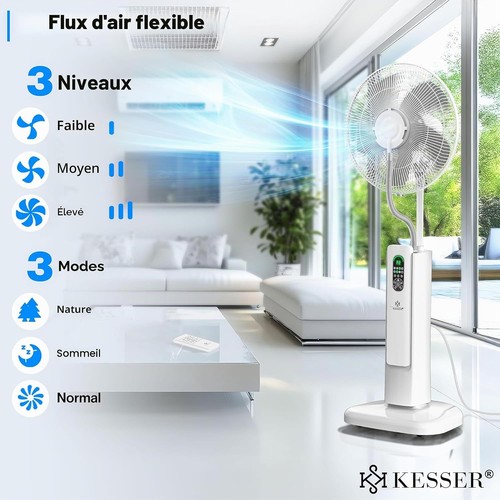 Ventilateur silencieux avec - ventilateur,