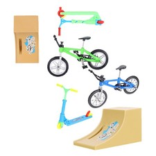  2 Sets Jouets Finger Rampe Pour Trottinette À Doigts Jeu De Table