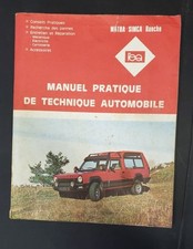 RANCHO  Manuel Technique Automobile  MATRA SIMCA    Rancho
