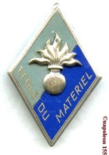 MATERIEL. Ecole d'Application du Materiel, EAM.  Fab. DOM