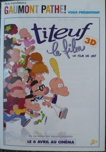 Zep titeuf film livret - le,