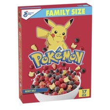 Pokemon Cereal Berry Bolt