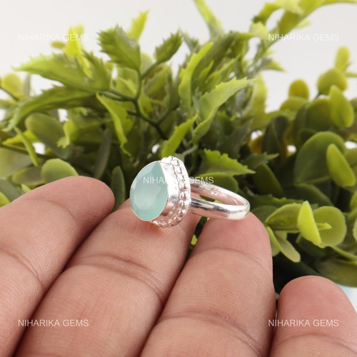 Bague solitaire argent - bague, en