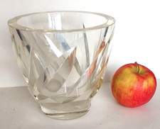 Vase en cristal coloré Jaune