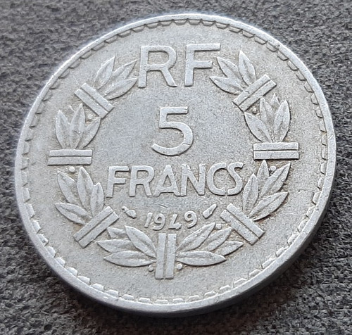 Francs 1949 lavrillier - 5,