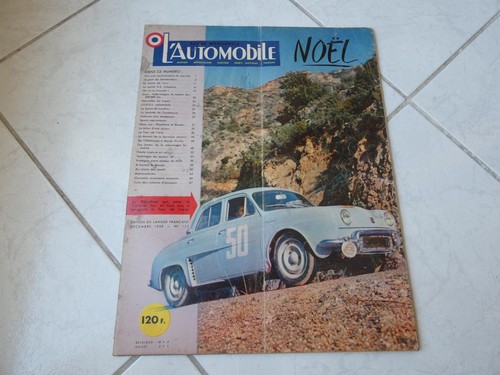 Magazine automobile 152 1958 - l'automobile,